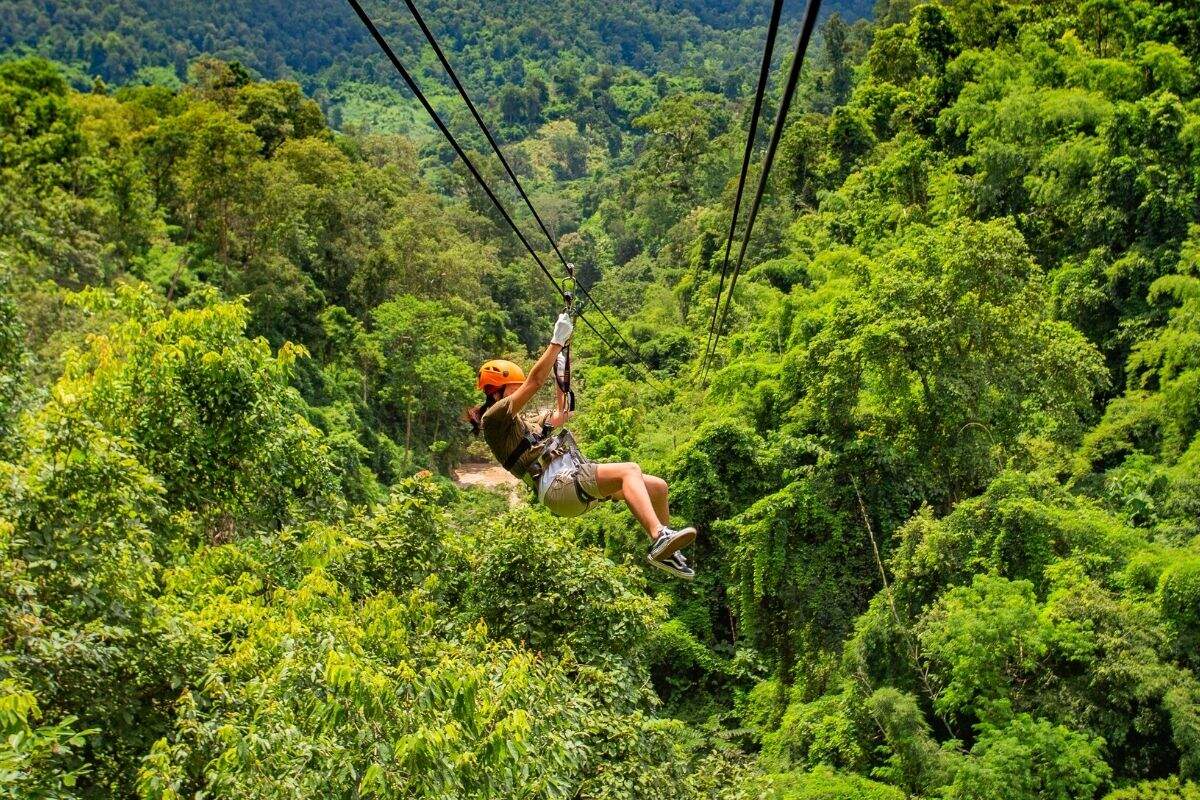 Ziplining in Koh Samui