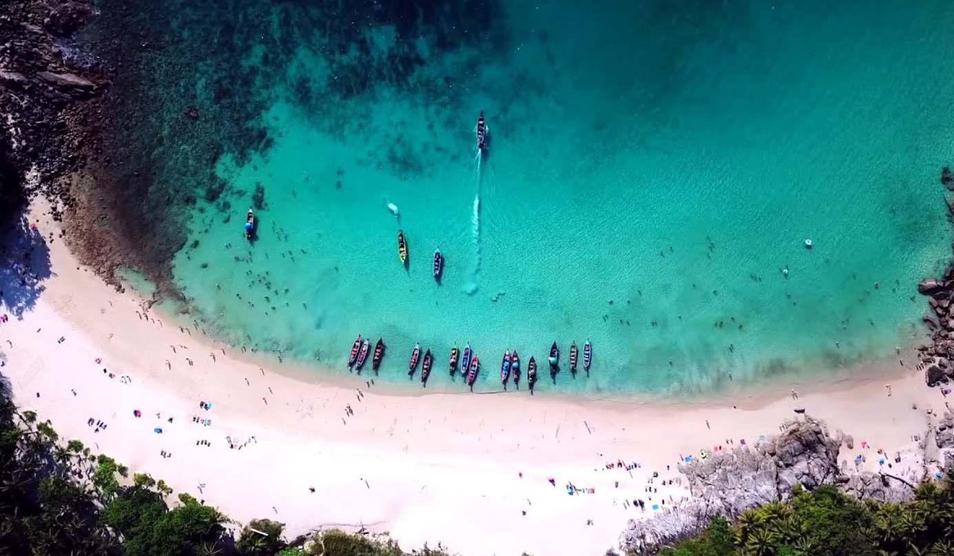 Top View of Freedom Beach