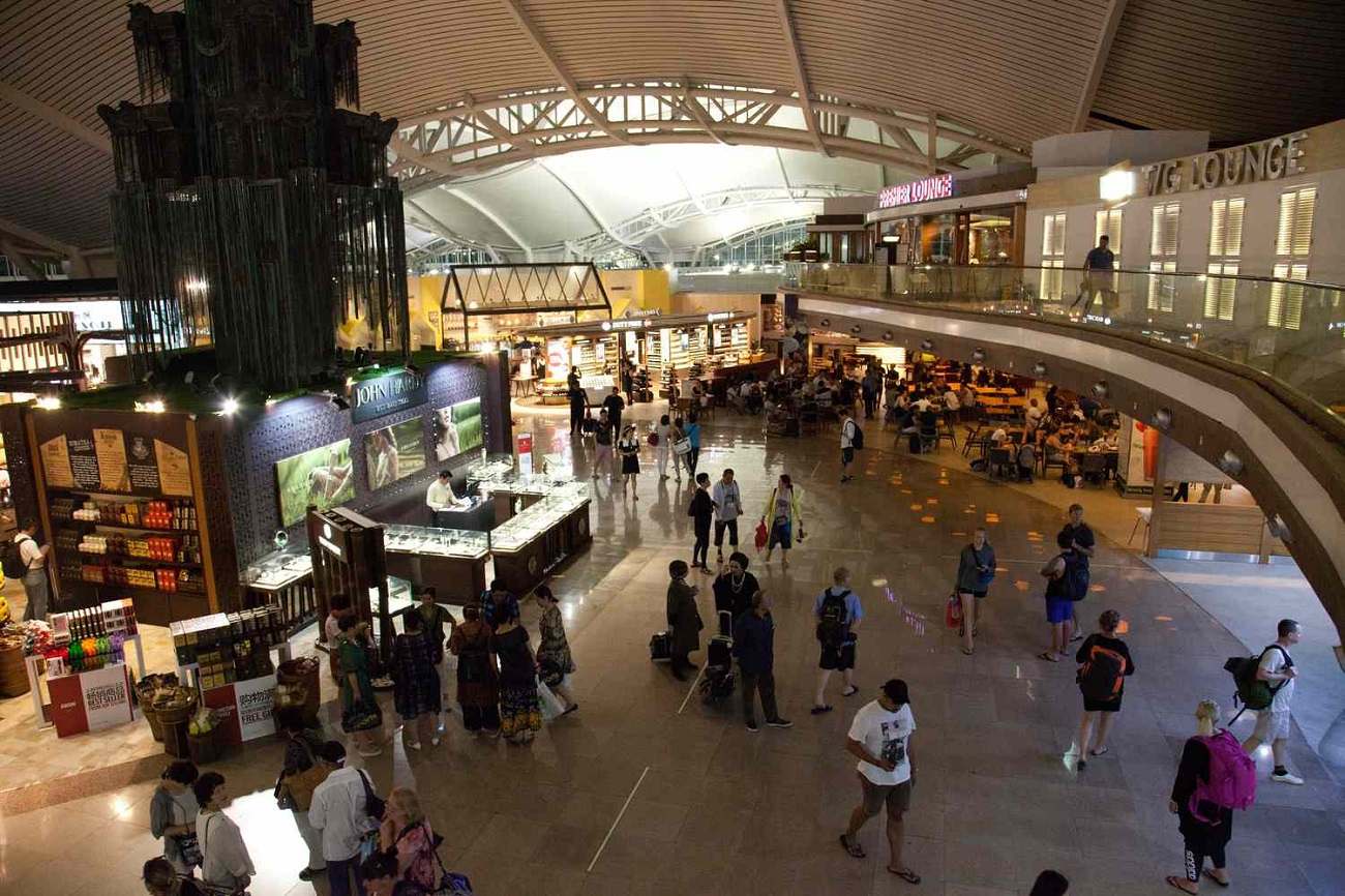 Ngurah Rai International Airport in Bali Indonesia